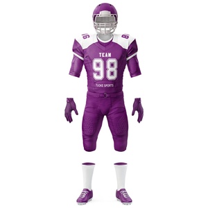 Conjunto de Uniforme de Fútbol Americano TUOKE SPORTS, Poliéster, Transpirable, para Hombre Adulto, Servicio OEM Personalizado - Product Image 1