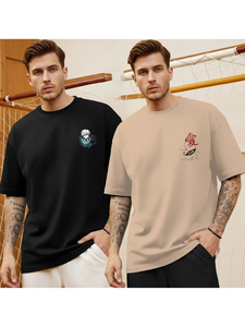 Safaa Manufacturer Custom Oversized Anime T-Shirt | Premium Men's & Unisex <b>Drop</b> Shoulder Anime Apparel - Product Image 4