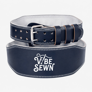 Ceinture de fitness en cuir pour hommes et femmes, pour squats et soulevés de terre, avec soutien dorsal et protection, équipement inclus - Product Image 3