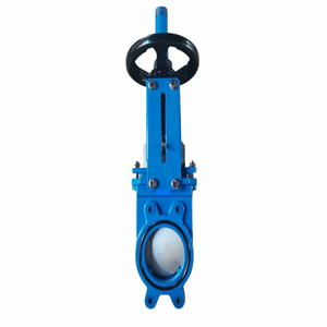 Vanne à lame manuelle pneumatique à tige montante C-Way 8 pouces CL150 ASTM B62 certifiée BS 5154 de haute qualité pour eau haute température - Product Image 2