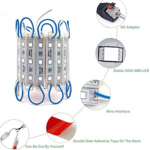 Modulo LED SMD 5050 Super Luminoso IP65 Impermeabile, Striscia Luminosa per Insegne, Lampada DC 12V con Scheda Driver, Ordini con Ritiro in Personale - Product Image 2