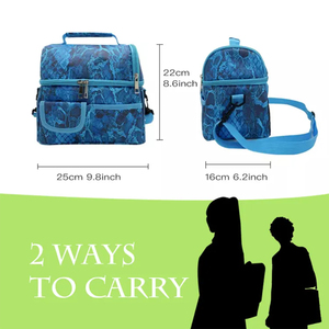 Women's 600D Mini Lunch Cooler Bag Multifunctional Optimal Convenience Office & School Work Bag Small Size - Product Image 4