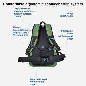 ออกแบบโลโก้ตามสั่ง กระเป๋าเป้กันน้ำ PVC ขนาดใหญ่ 40 ลิตร สำหรับเดินทาง ท่องเที่ยว กีฬา ปีนเขา เดินป่า ลอยน้ำได้ - Product Image 2