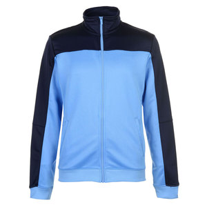 Chándal para Hombre, Color Azul Marino, Bloques de Color, Cierre Completo, Estilo Deportivo, Corte Regular, Bolsillos Laterales, Ropa de Otoño - Product Image 5