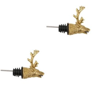 Tapón de vino metálico de regalo premium con empaque de lujo para recuerdos de boda y accesorios de vino para ocasiones especiales - Product Image 1