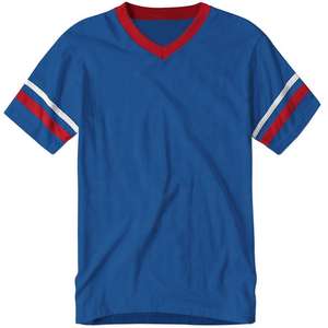 เสื้อยืดลายทางคุณภาพสูงสำหรับผู้ชาย ผ้าฝ้าย 100% เสื้อยืดฤดูร้อนพร้อมพิมพ์โลโก้ตามสั่ง - Product Image 2