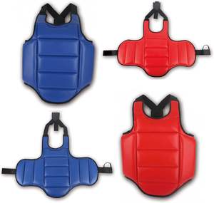 Protector de Pecho de Piel Sintética PU de Alta Calidad con Logotipo Personalizado, para Entrenamiento de Taekwondo, Sparring y Combate, Ajustable - Product Image 4