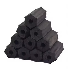 Carbón Activado Hexagonal de Madera Dura Premium para Barbacoa, Vietnam, Alto Contenido Calórico, Larga Duración, Bajo en Cenizas, Alto Contenido de Carbono Fijo, Negro, 3-4CM GM-HC - Product Image 1