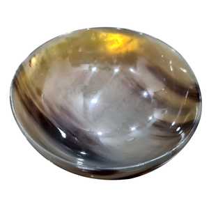 Bol en corne de buffle naturelle fait main, design classique, plat de service pour les fêtes, écologique, passe au lave-vaisselle, pièce maîtresse décorative - Product Image 2