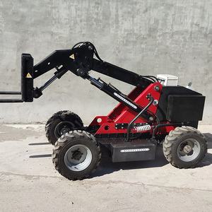 電気フォークリフトテレハンドラー<span class=keywords><strong>1Ton</strong></span>ミニ伸縮式多機能リモコンレストラン産業 - Product Image 4