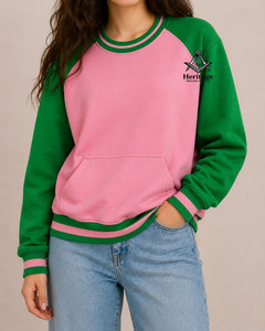Sweat-shirt d'hiver HMR Alpha Kappa personnalisé de haute qualité, brodé, pour sororités universitaires, vêtement décontracté long pour étudiants - Product Image 4