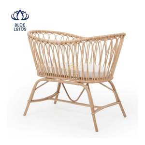 Cuna de Ratán para Bebé 2026, Diseño Seguro y de Primera Calidad para la Comodidad del Bebé al Dormir y el Relajamiento Suave para un Descanso Fácil - Product Image 2