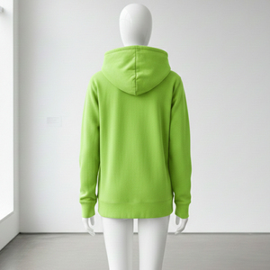 Sweat à capuche pour femme et fille, 100% Coton de haute qualité, respirant, écologique, coupe ample, grammage lourd, couleur unie, collection Automne Hiver, vente en gros - Product Image 3