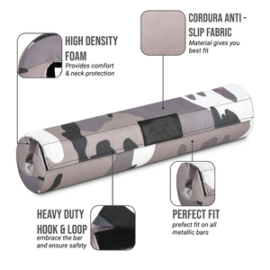 Coussin de protection pour barre de musculation Anax Sports, personnalisable avec logo, réglable, écologique, antidérapant, pour le cou et les épaules, en caoutchouc. - Product Image 6