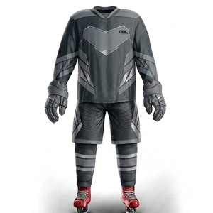 Uniforme de hockey sur glace moderne avec coupe athlétique, tissu à séchage rapide et confort amélioré pour les joueurs professionnels compétitifs - Product Image 1