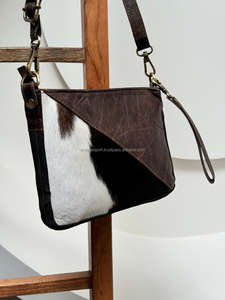 Sacs à main en cuir de fourrure de vachette sac à bandoulière nouveauté sac à bandoulière multi-usages en cuir véritable sac à main en cuir de haute qualité - Product Image 2