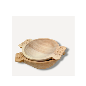 Plateau carré solide en bois écologique pour fruits secs, en-cas et bonbons, idéal pour la cuisine et les restaurants. - Product Image 3