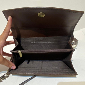 Cartera de cuero occidental mecanizada a mano, grano completo genuino de cartera de mano de cuero de alta calidad, cartera Floral de cuero hecha a mano al por mayor - Product Image 6