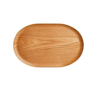 Plateau de service en bois d'acacia avec poignées en métal noir, idéal pour le plateau ottoman, le petit déjeuner et le repas. - Product Image 1