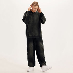 Proveedor de Conjuntos Deportivos con Efecto Lavado al Ácido, Sudadera con Capucha y Pantalones Deportivos para Marcas de Ropa y Pedidos Grandes - Product Image 2