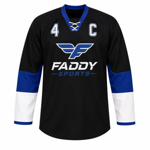 Maillot de hockey sur glace personnalisé sublimé – Créez votre propre tenue d'entraînement d'équipe – Respirant, à lacets – Uniformes de hockey pour hommes et jeunes – Maillot de sport - Product Image 1