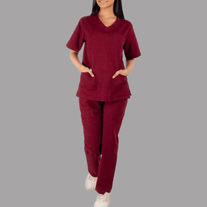 Nouveaux ensembles d'uniformes infirmiers élégants en polyester extensible à faible MOQ, les plus vendus, pour hôpitaux, en promotion - Product Image 2