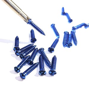 Tornillo Cortical Autorroscante de 2.7mm, Titanio Grado 5 y Acero Inoxidable 316L, Implante Ortopédico para Trauma, Instrumentos Veterinarios - Product Image 2