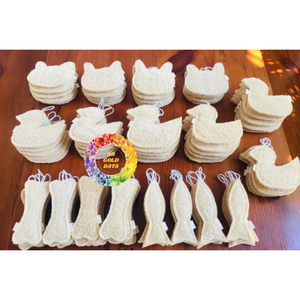 Natural Organic <b>Loofah</b> Sponge Eco-Friendly Body Scrubber <b>Loofah</b> Bath Sponge Cleaning Dishes Skin Care Tool - CARYLN - Product Image 2