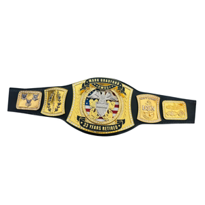 เข็มขัดแชมป์เกษียณคุณภาพสูง มาร์ค แบรดฟอร์ด CW05 33 ปีแห่งการเกษียณ เข็มขัดรางวัลส่วนบุคคล ของขวัญคุณภาพพรีเมียม - Product Image 6