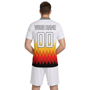 Conjunto de Camiseta de Fútbol de Alemania para Hombre, Manga Corta, Cuello en V, Sublimada, Nombre y Número Personalizados, Uniformes Transpirables de Poliéster para Todas las Temporadas - Product Image 6
