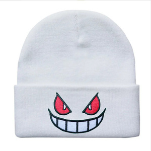 Bonnet tricoté unisexe haute durabilité avec broderie 3D style vintage numérique, 100 % acrylique, chaud et tendance pour l'hiver, production en gros (MOQ) - Product Image 4