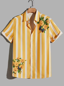 Camisa Hawaiana con Estampado Floral para Hombre, Viscosa Lyocell, Ropa de Playa, Blusa Casual de Verano - Product Image 2