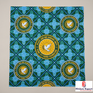 Tissu en coton de qualité supérieure avec imprimé africain personnalisé pour la couture de vêtements africains, les événements de mode et la décoration intérieure - Product Image 6