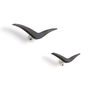 Modern Matte <b>Black</b> Heavy Duty Coat <b>Hook</b> Wall Mount Metal Utility <b>Robe</b> & Towel Hanger Bathroom Bedroom Storage - Product Image 6