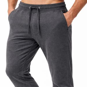 กางเกงวอร์มผ้าแคนวาสทรงเข้ารูปสำหรับผู้ชาย เอวยางยืดพรีเมียม สไตล์ลำลอง สตรีทแวร์ รับทำโลโก้ OEM แห้งเร็ว ระบายอากาศได้ดี - Product Image 4