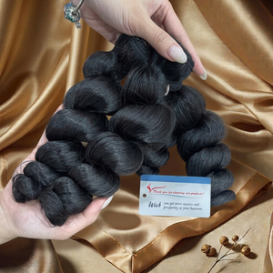 Extensiones de Cabello Humano Vietnamita Premium, Estilo Pixie Curl, Color Negro Natural, Suaves y Sedosas, Sin Desprendimiento, Listas para Enviar - Product Image 3