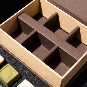 Food Grade Hinged Chocolate Gift <b>Box</b> | Wholesale OEM Custom Book-Style Packaging for <b>Cookies</b>, Macarons Stamping Logo Packaging - Product Image 5