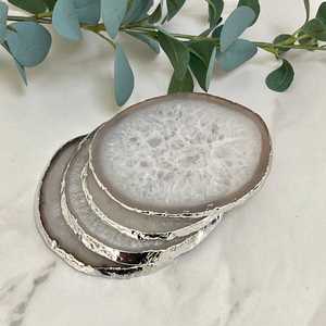 Modern <b>Epoxy</b> <b>Resin</b> Coaster Set for Dining <b>Table</b>, Hotel, Cafe & Restaurant Decoration Affordable Handmade <b>Resin</b> Coasters - Product Image 4