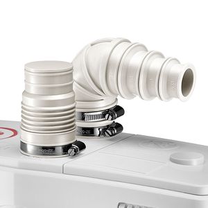 1200W Macerator <b>Pump</b> 4 Water Inlets 48 GPM Flow 33 Ft/10 m Head for Sewerage Toilet <b>Waste</b> Water Disposal 48 GPM Flow 33 Ft/10 m - Product Image 4