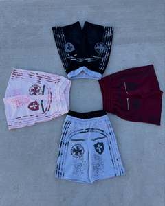 Sudadera corta con cremallera |   Sudadera con Capucha Estilo Urbano Cruz Celestial |   Sudadera con capucha extragrande y cremallera desgastada | Fabricante de Marca Privada OEM - Product Image 2