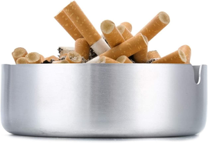 International Stainless Steel Classic Design Cigarette <b>Ashtray</b> (2 Pack)-Multi-Use Customizable for Home & <b>Car</b> - Product Image 4