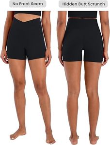 DENEZE SPORTS Women's High Waist Yoga Shorts <b>Skirt</b> Set Four-Way <b>Stretch</b> Spandex/Nylon Elastic Waist Breathable Quick Dry - Product Image 1