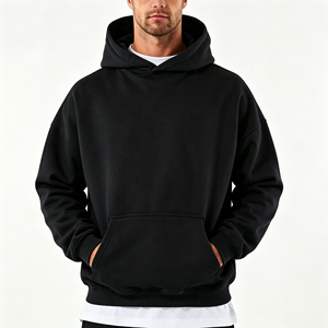 Sudadera con Capucha Personalizada con Pedrería, 100% Algodón, Felpa, Unisex, Lisa, para Invierno, con Logotipo Frontal, Bolsillo Grande, Transpirable, Servicio OEM - Product Image 5
