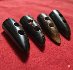 Handcrafted Black Buffalo Horn <b>Toggles</b> Durable Natural Garment Fasteners for Coat Jacket And Clothing At Best Price - Product Image 1