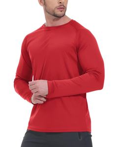 Men <b>Long</b> <b>Sleeve</b> Gym T-Shirt Quick Dry Moisture Wicking Athletic Workout Fitness <b>Training</b> <b>Top</b> Custom Logo Wholesale - Product Image 4
