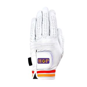 Guantes de Golf Personalizados con Logotipo para Mano Izquierda, Guantes de Golf de Cuero Cabretta, Cómodos y Transpirables para Mano Izquierda y Derecha - Product Image 1