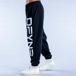 Custom Men's DTF Printed Joggers Cotton Blend Premium Sweatpants High Quality Breathable & Soft Fabric OEM & ODM Manufacture - Product Image 4