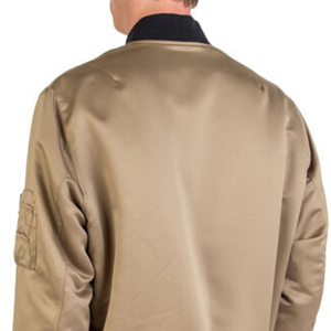 Veste de sport personnalisable pour homme, veste en satin 100% polyester, veste varsity pour usage décontracté, homme et femme - Product Image 4