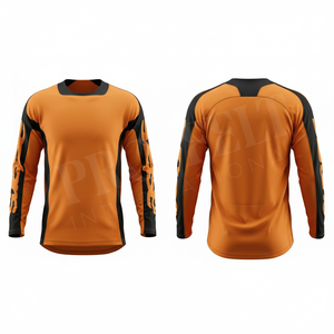 Jersey de Motocross Personalizado de Manga Larga, Transpirable, de Secado Rápido, Ligero, con Estampado Digital, para Carreras Todoterreno - Product Image 4