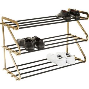 Porte-chaussures économique et écologique en acier inoxydable multicouche, design champêtre français, taille personnalisée, à poser au sol, pour la décoration intérieure - Product Image 5
